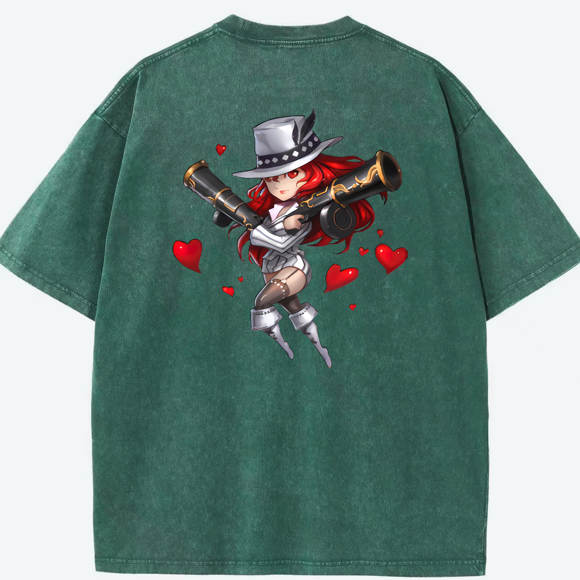 リーグ・オブ・レジェンド League of Legends LOL 綿100% ヴィンテージ風 半袖Tシャツ（背面プリント）